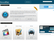 Tablet Screenshot of newtothemac.com